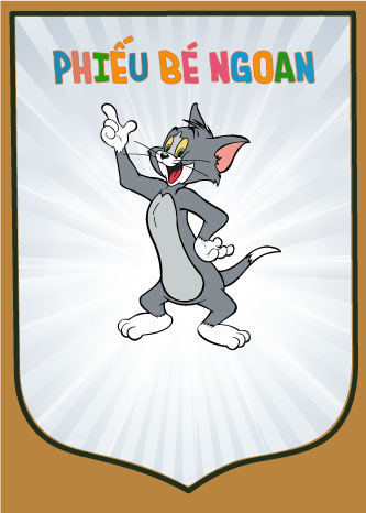 Mẫu phiếu bé ngoan Mèo Tom Cat
